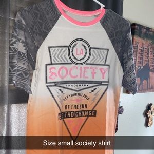 Society shirt size sm